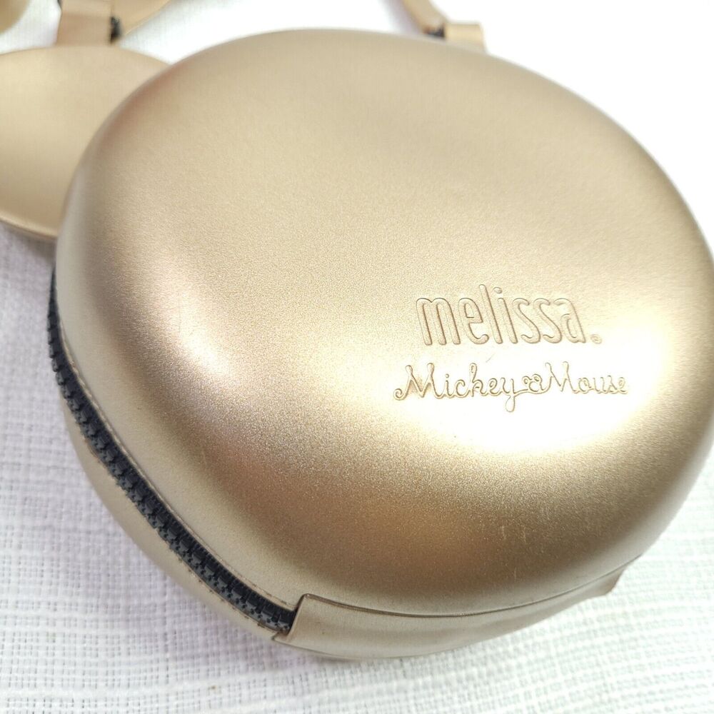 NWOT Disney Parks Melissa Gold Mickey Mouse Jelly Crossbody Bag VHTF RARE - Picture 4 of 10